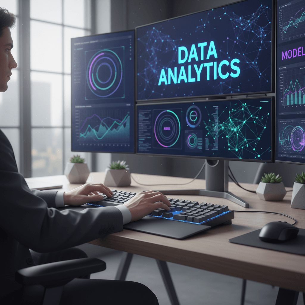 AI-powered predictive analytics and machine learning dashboard