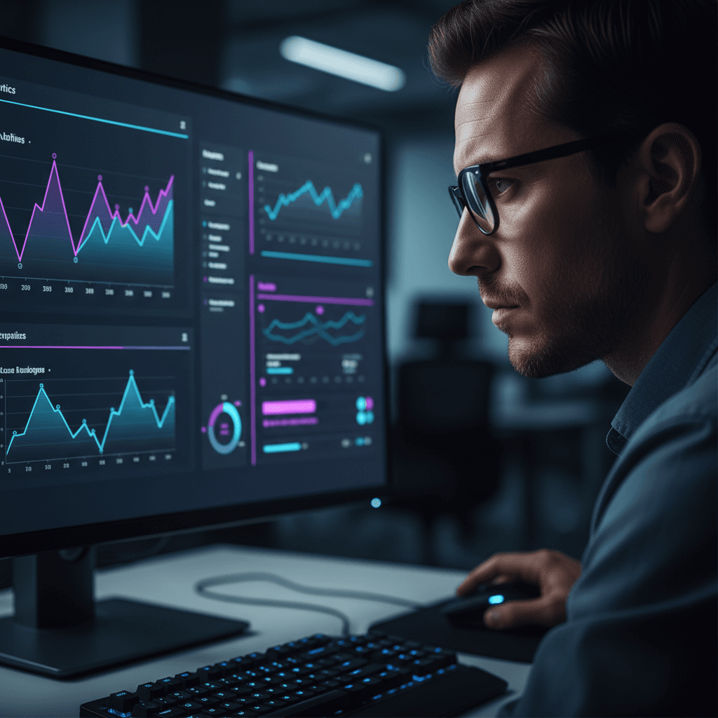Business intelligence dashboards and analytics visualization